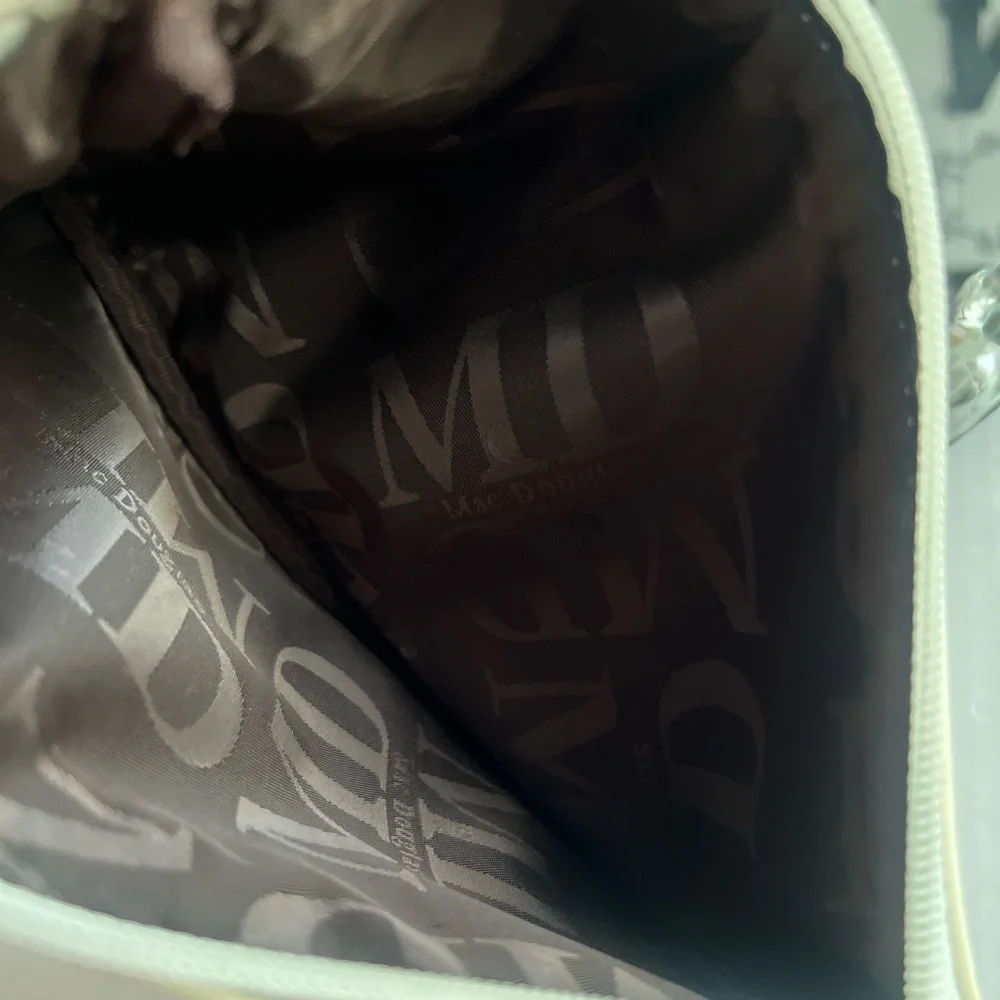Cream Cosmetic Bag